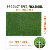 5ft x 10ft Premium Artificial Turf Mat with Drainage Holes. Thick Fake Grass with Rubber Backing, Ideal for Indoor/Outdoor Pet Areas, Garden, Lawn