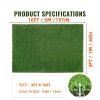 3ft x 16ft Premium Artificial Turf Mat with Drainage Holes. Thick Fake Grass with Rubber Backing, Ideal for Indoor/Outdoor Pet Areas, Garden, Lawn