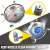 VEVOR Surface Cleaner 18 inch Flat Surface Cleaner for Pressure Washer 4000psi Pressure with 3/8 Quick Connector Surface Cleaner W/ Casters 10.5GPM St