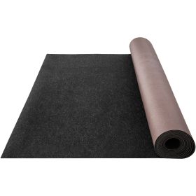 VEVOR Marine Carpet, 6 x 36 ft Boat Carpeting, Charcoal Black Marine Grade Boat Carpet, Indoor/Outdoor Marine Carpeting w/ Water-proof TPR Backing