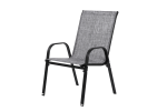 4 Piece Patio Chairs, Outdoor Camping Chairs with Breathable Textilene Fabric