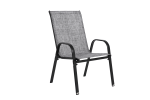 4 Piece Patio Chairs, Outdoor Camping Chairs with Breathable Textilene Fabric